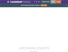 Tablet Screenshot of leadershiptriangle.com